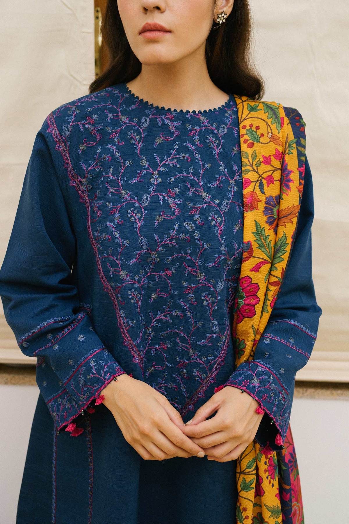 Zara Shahjahan D9-11 || DHANAK || 3pc - Shaheer Fabrics